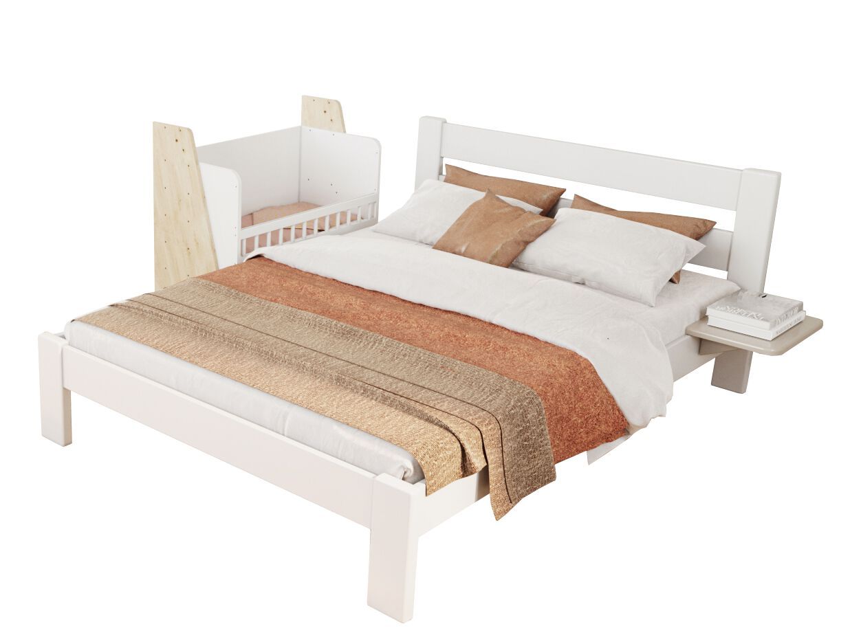 Лакированная деревянная кровать для сна Mathy by Bols ASYMETRY ARCH-00052185 - Вид №6