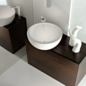 08LC1CB Накладная раковина на столешницу  овальная Toscoquattro