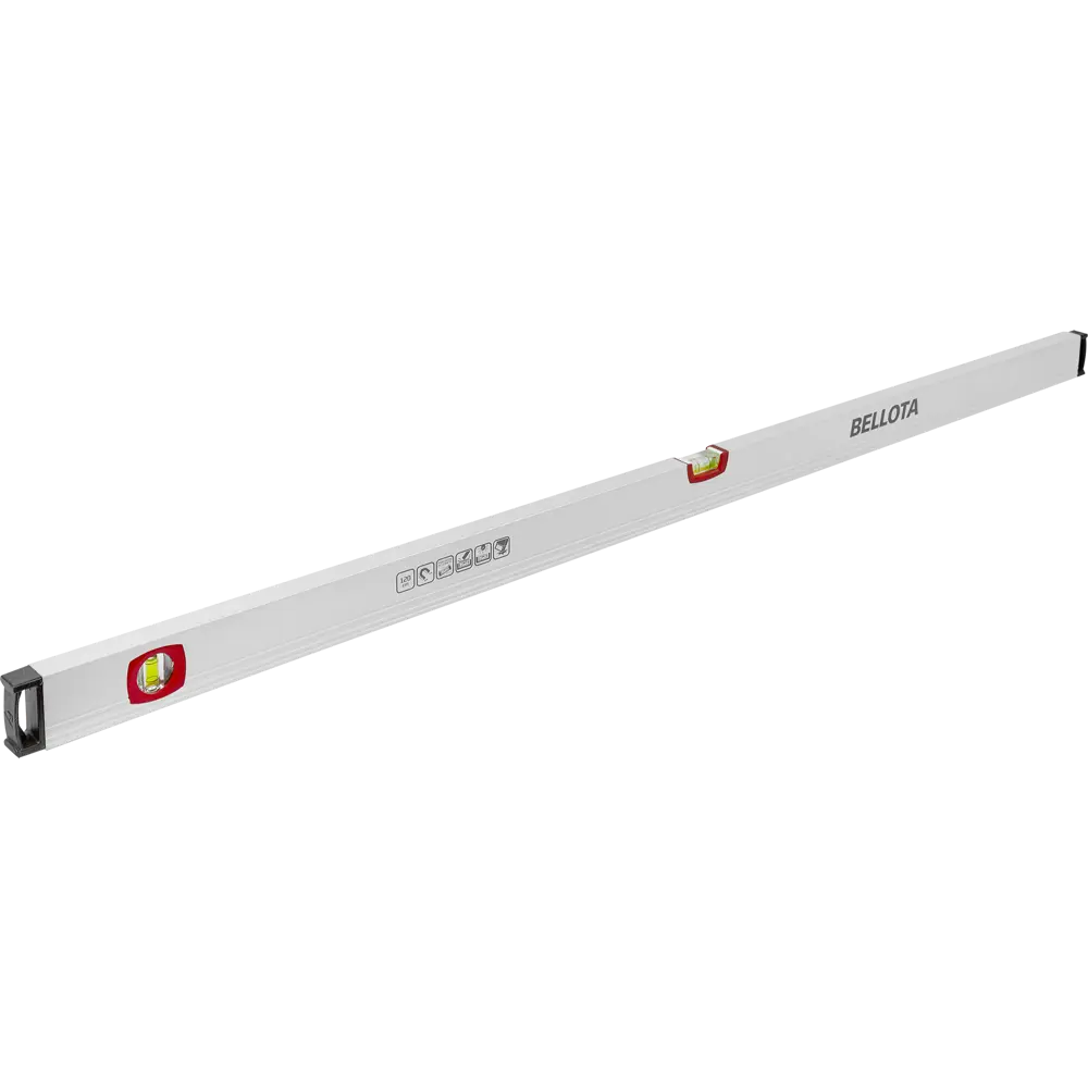 Уровень пузырьковый Bellota 50101М-120 магнитный 2 глазка 1200 мм STLM-2007252