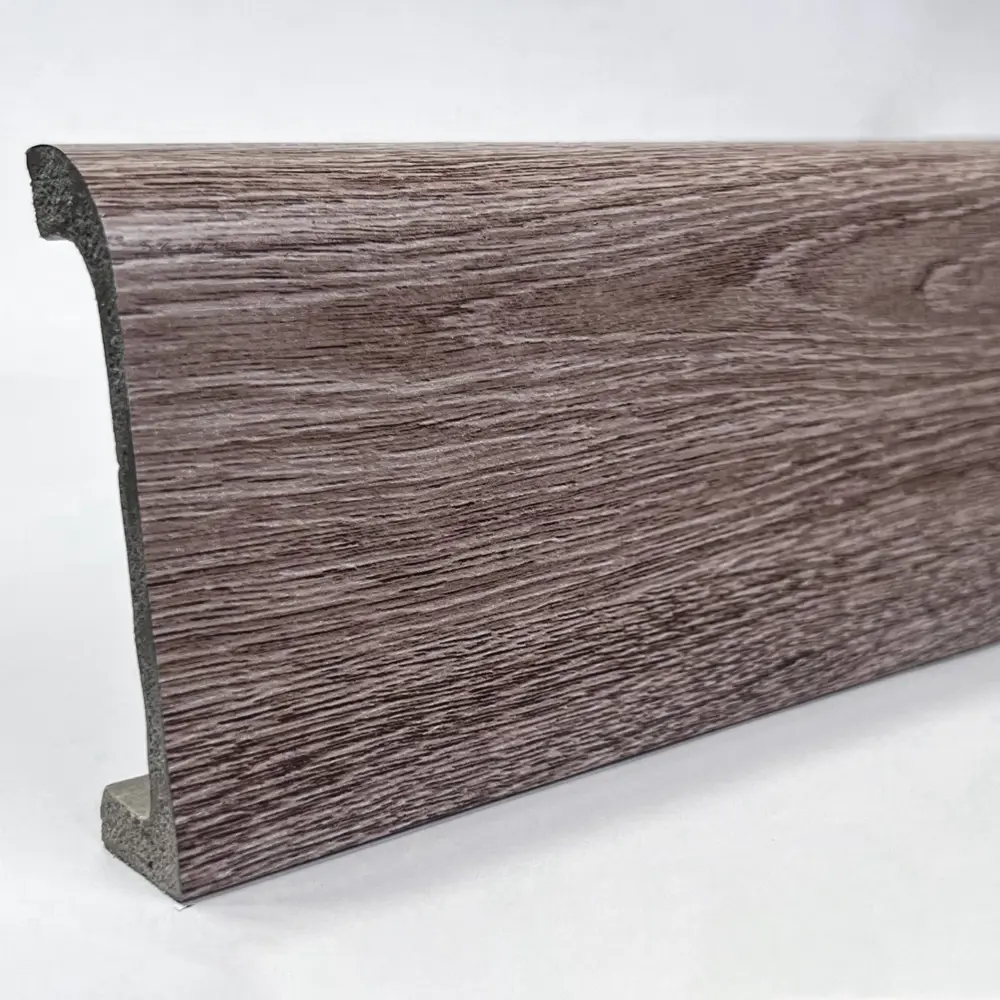 Плинтус Bello Deco 80x19x2000 мм ударопрочный влагостойкий дюрополимер дуб мадейра STLM-2049548