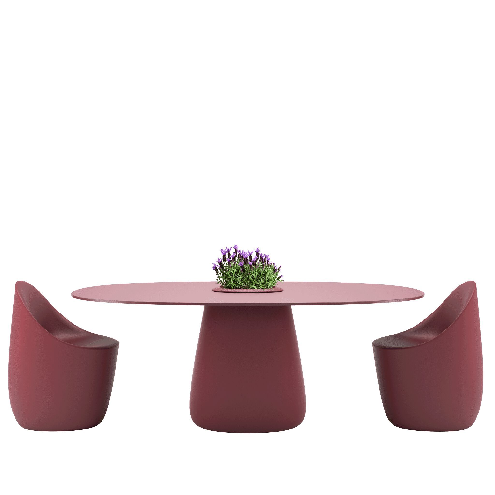 Овальный стол HPL Qeeboo Булыжник ARCH-00069357 - Вид №26