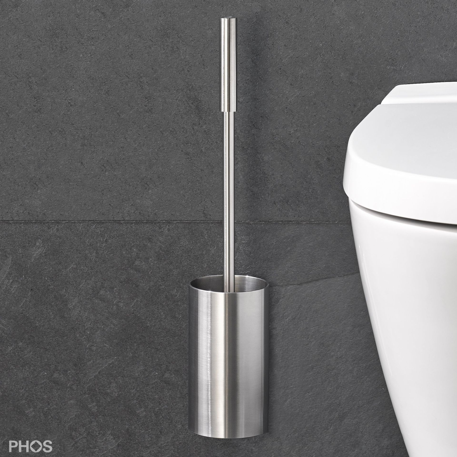 HWCB Набор туалетных щеток полностью из нержавеющей стали. PHOS 