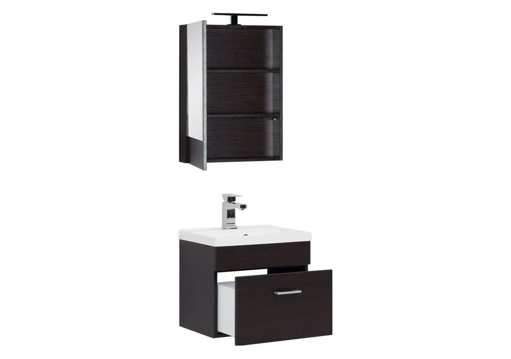 Мебель для ванной Aquanet Нота NEW 50 венге 00231070 - Вид №1