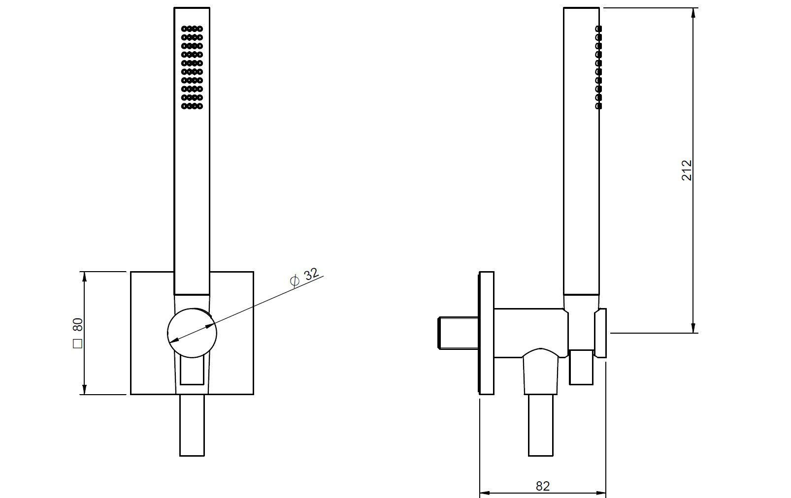 Термостатический встраиваемый смеситель для душа Rubinetterie Treemme W-smart ARCH-00143603 - Вид №3
