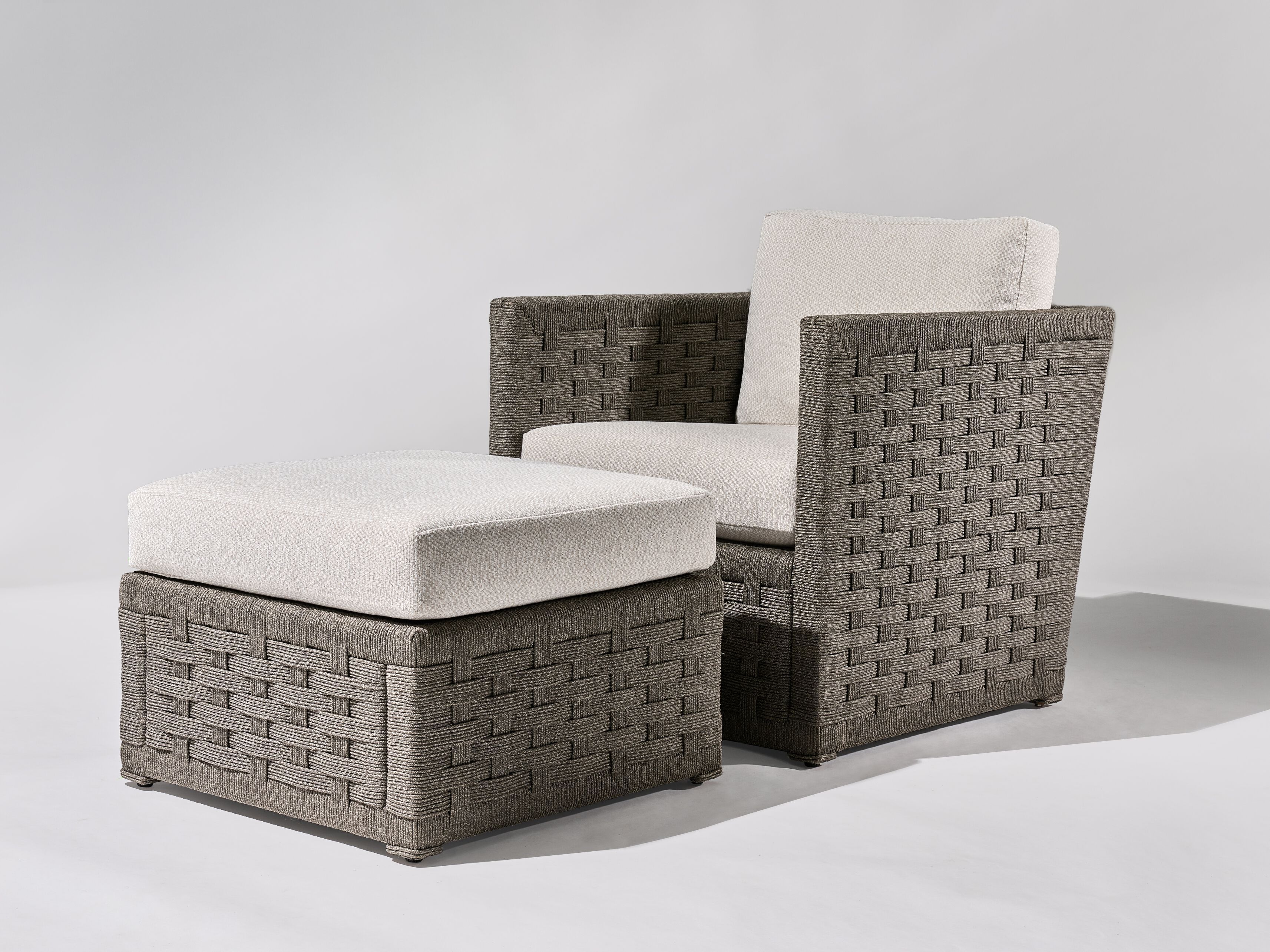 Веревочная квадратная Садовая подставка для ног Walters Hopkins ARCH-00065021 - Вид №2