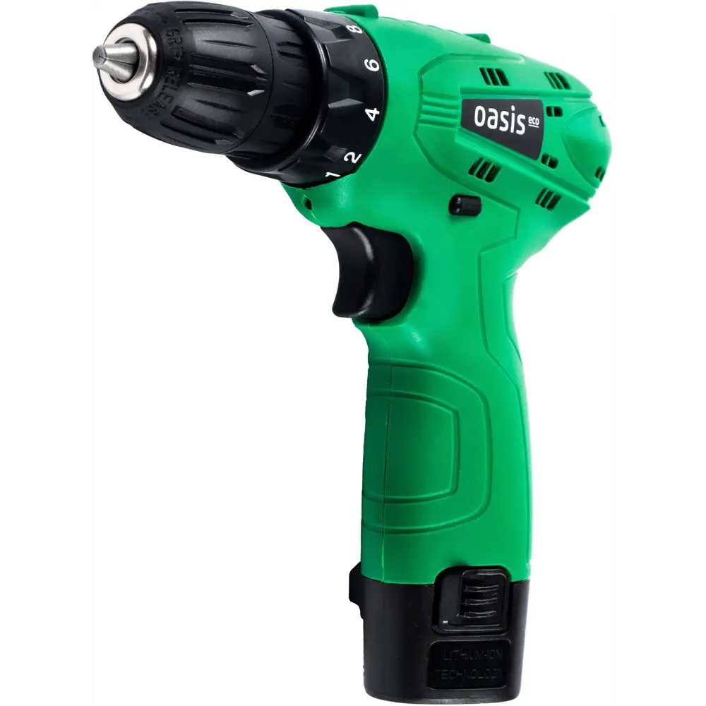 Аккумуляторный шуруповерт Oasis Eco AS-12V с Li-Ion батареей 89416429 STLM-1578427