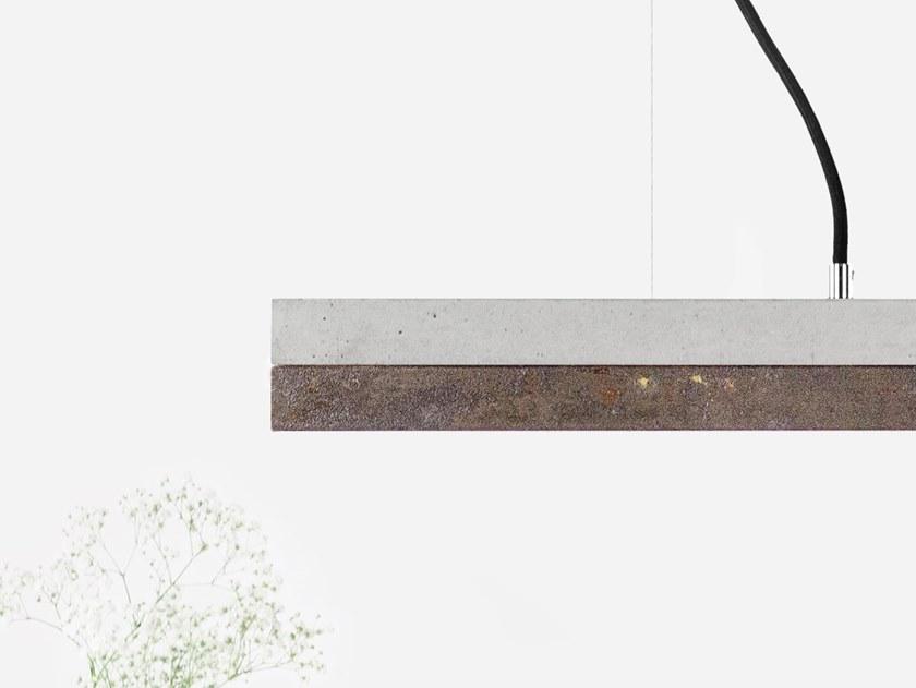 GANTlights Светодиодная подвесная лампа из цемента и кортена ™ C sun-id-1379938 - Вид №1