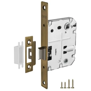 PUNTO METL72-50 — врезная защелка для сантехнических помещений в бронзовом исполнении 89408332