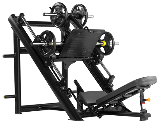 H-022 Bronze gym h-022 жим ногами под углом 45 градусов (чёрный) Bronze Gym H серия 