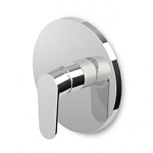 ZSN090 - R97800 Смеситель для душа однорычажный с переключателем, для универсального встраиваемого корпуса Zetasystem R97800. <br> Картридж с ограничителем расхода и температуры. Zucchetti Sun