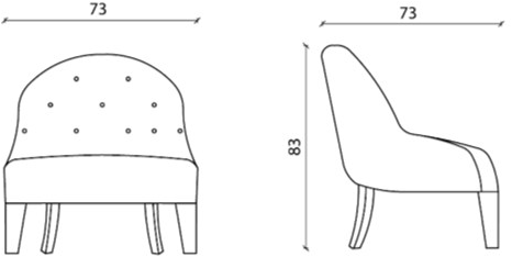 Chaarme Letti Стеганое кресло из экокожи sun-id-1422535 - Вид №1