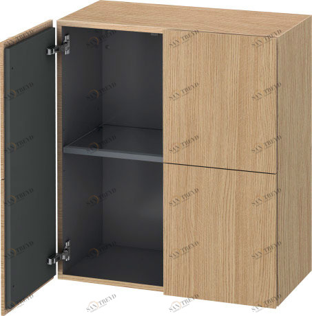 LC117705252 L-Cube Шкаф Европейский дуб, декор Duravit