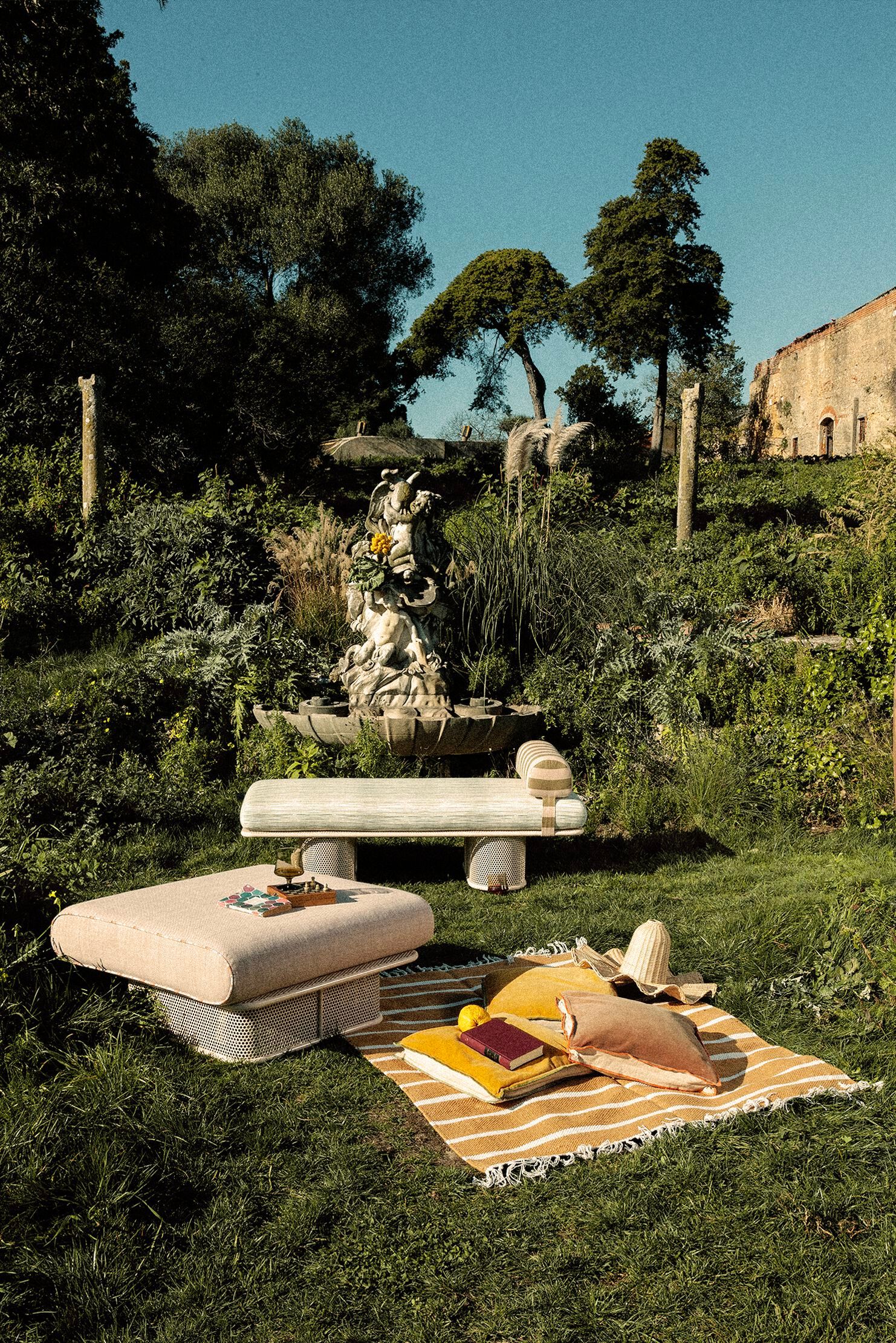 Тканевая садовая скамейка Mambo Unlimited Ideas Ривьера ARCH-00031689 - Вид №4