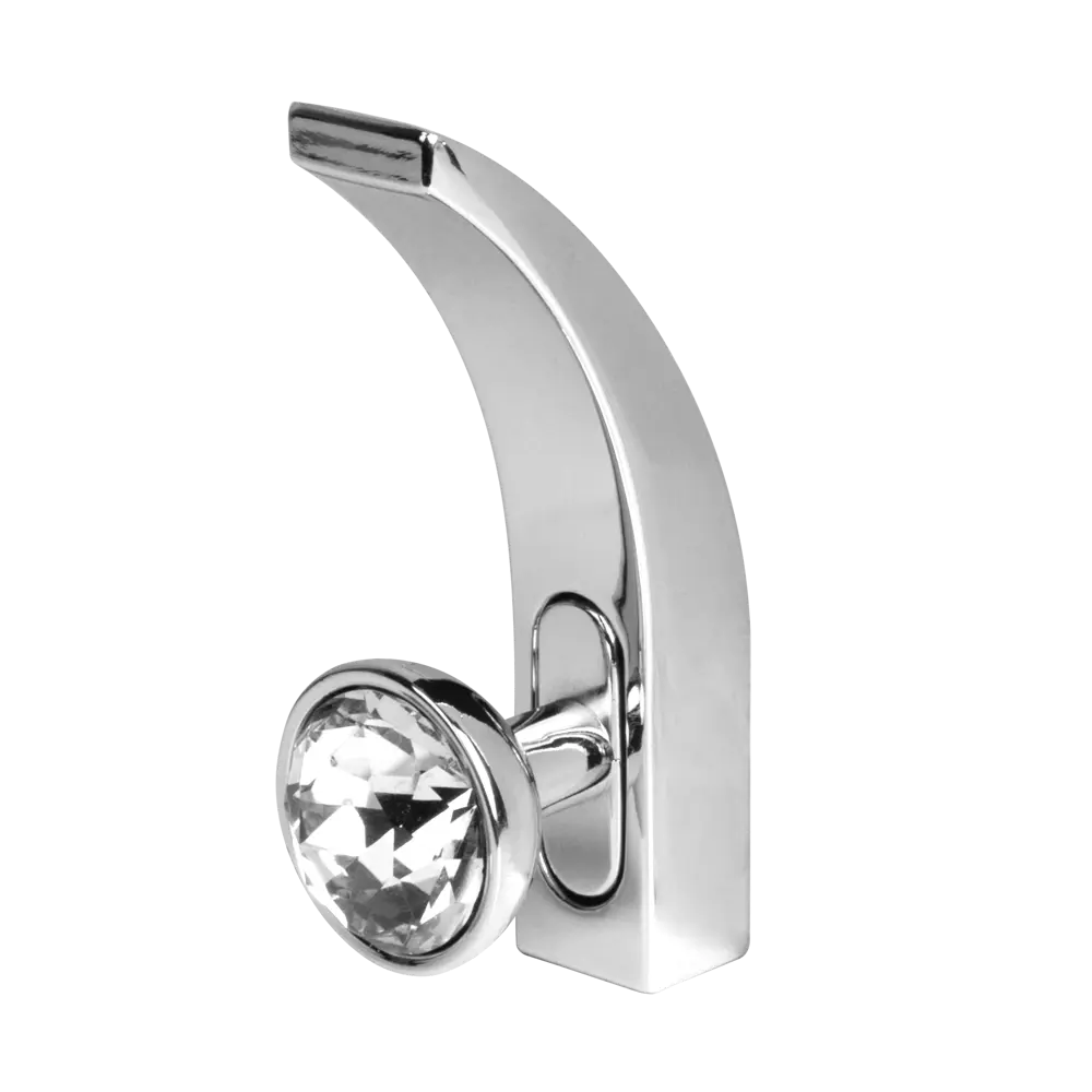 Крючок мебельный Ajax MB-LM/K-004 1.5x7.1x3.7 см цвет хром STLM-2122771