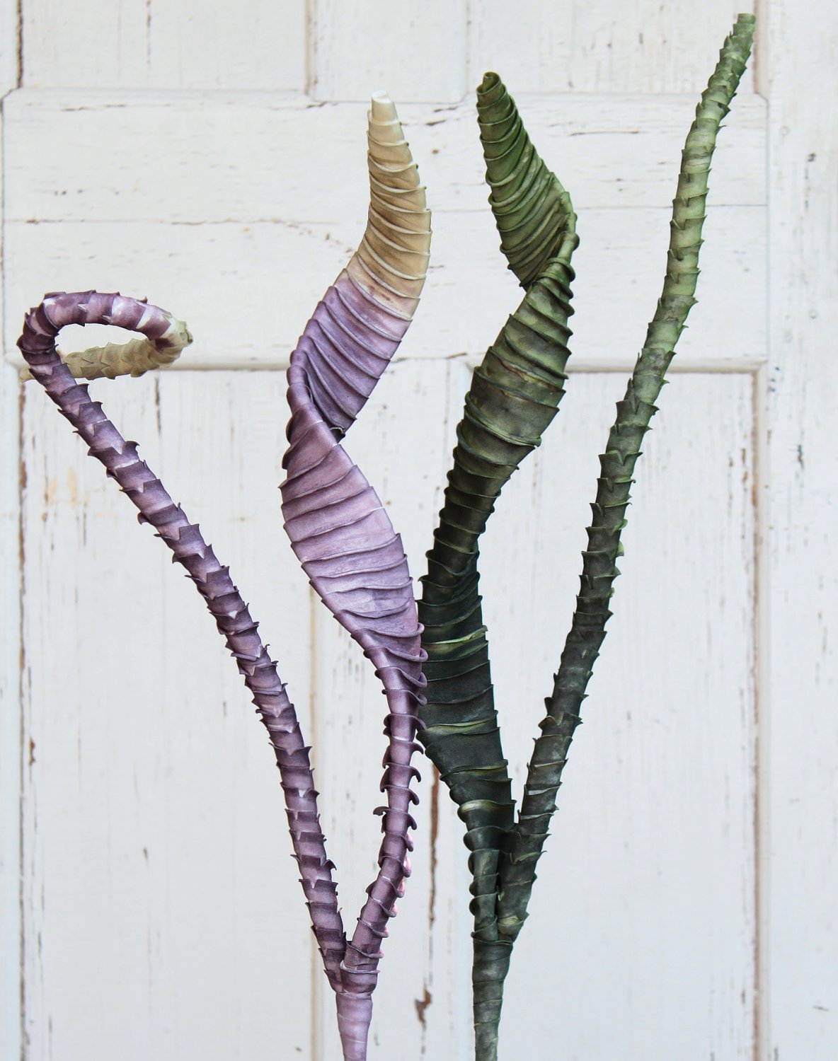 7894 883 a3 Ветка с листьями Fake soft Flower 'Rose', 94см, зелёная H-andreas  - Вид №1