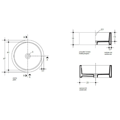 41809 Накладная раковина на столешницу  овальная Santreyd  - Вид №2