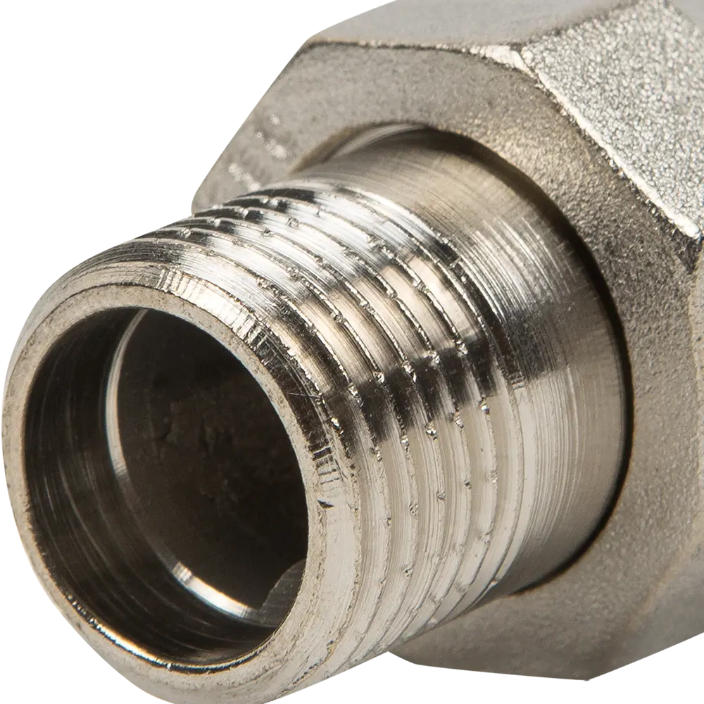Сгон прямой Valtec, американка, внутренняя-наружная резьба, 1/2", никелированная латунь 10508879 STLM-2133500  - Вид №1
