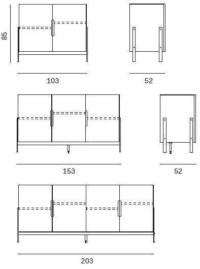 Novamobili Комод с распашными дверцами sun-id-1362671 - Вид №2