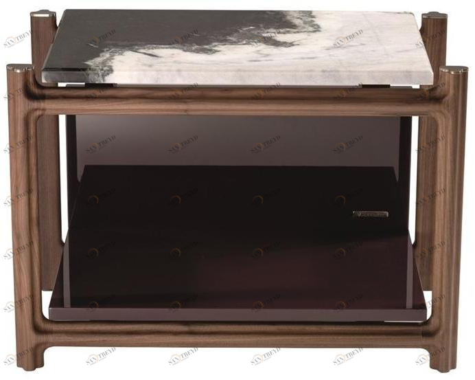 Visionnaire Низкий прямоугольный журнальный столик из мрамора King's cross sun-id-1497041