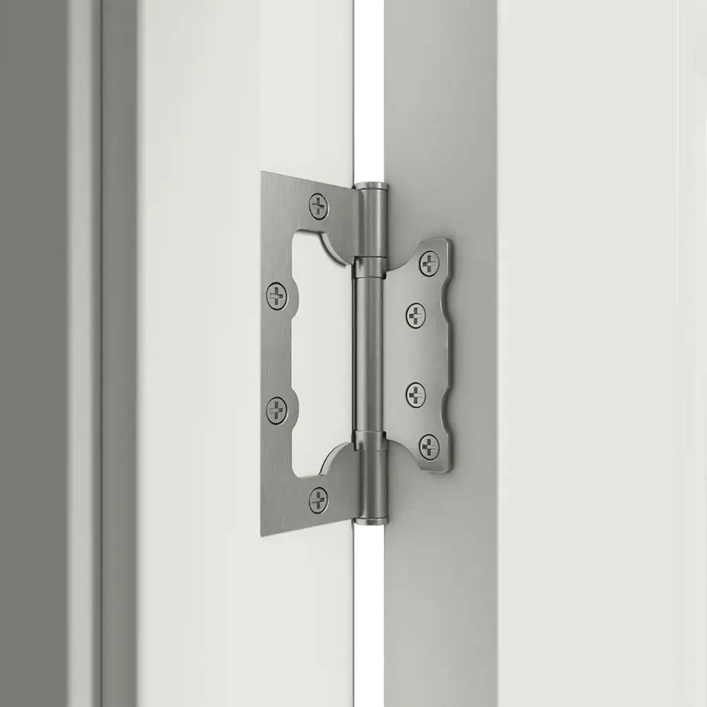 89375724 Дверь межкомнатная глухая Дэстро 90x200 см Hardflex цвет белый жемчуг с замком и петлями STLM-1443933 МАРИО РИОЛИ  - Вид №2