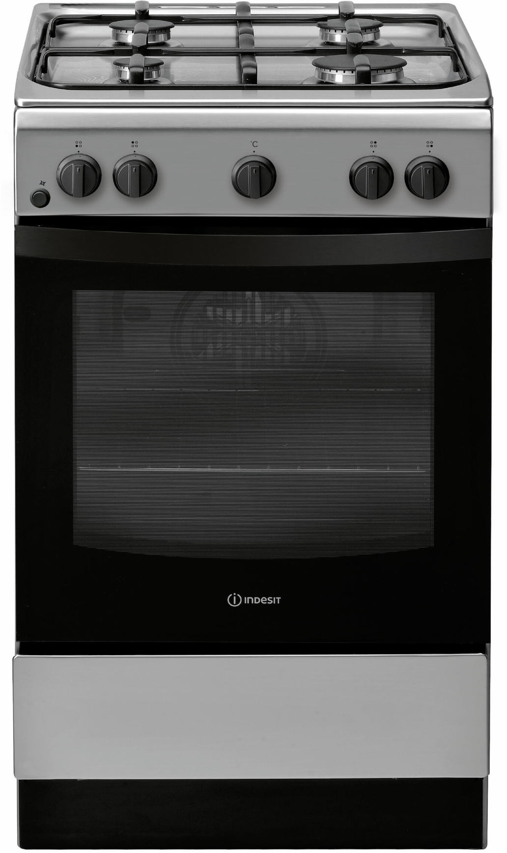 IS5G0KMX/RU Плита / газовая варочная поверхность; матовые решетки; автоматический поджиг варочной поверхности (кнопка); газовый духовой шкаф; штампованные направляющие; подсказки на внутренней стороне дверцы; полный газ-контроль; класс энергопотребления – Santreyd 