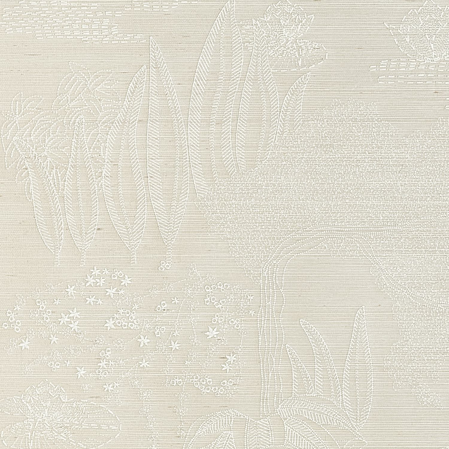 Сизаль вышитая настенная ткань Casamance Hikari ARCH-00096714 - Вид №7