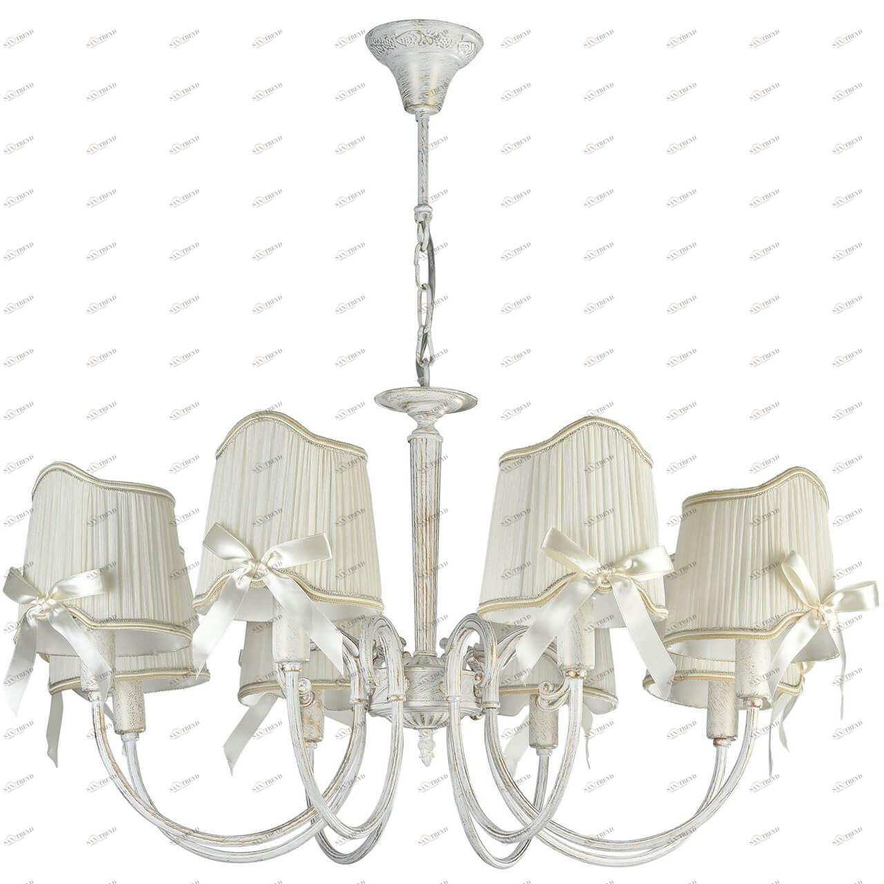Подвесная люстра Freya Kate FR2749-PL-08-WG FREYA ДИЗАЙНЕРСКИЕ, KATE 186874 Белый 