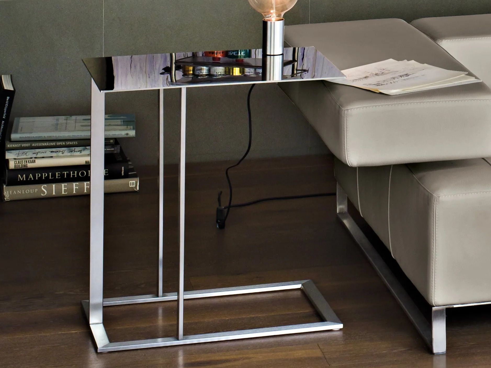 Журнальный столик из нержавеющей стали Arketipo ARCH-00110105 - Вид №1