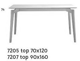 Sedex Прямоугольный деревянный обеденный стол Fifty 7205 - 7206 - Вид №2