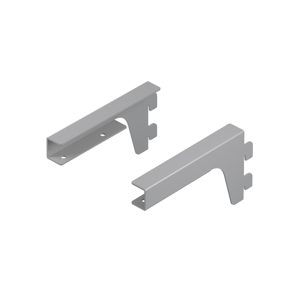Кронштейны для ЛДСП , 150x70x18 мм, серый, 2 шт LJPS0382 Public Steel Россия 