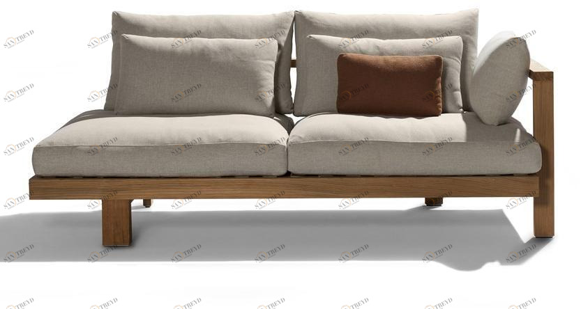 TRIBÙ Садовый диван из модульной ткани Pure sofa sun-id-1421902