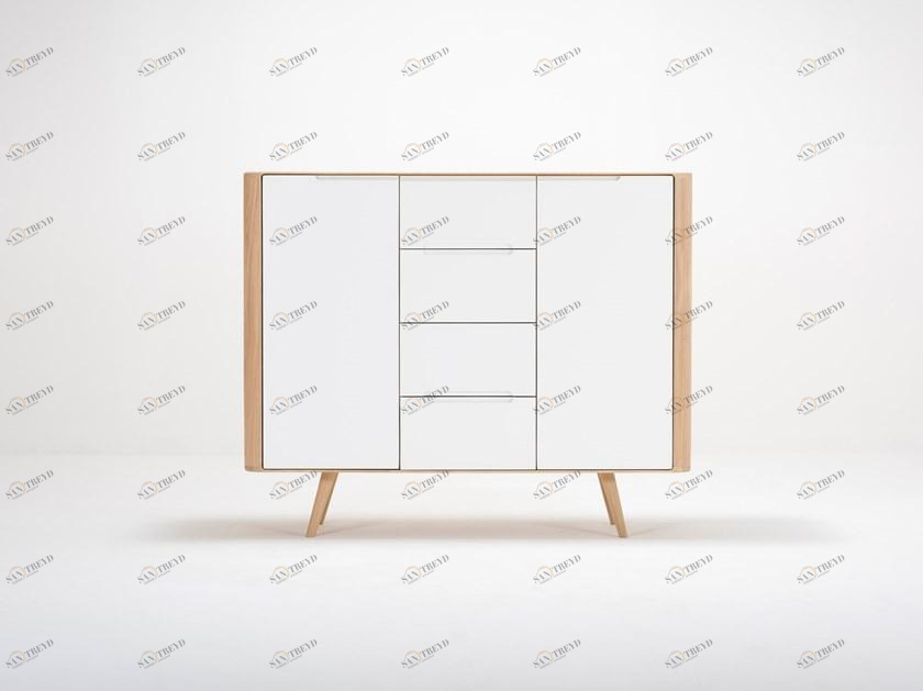 Gazzda Комод из дуба с распашными дверцами с ящиками Ena sun-id-1516270