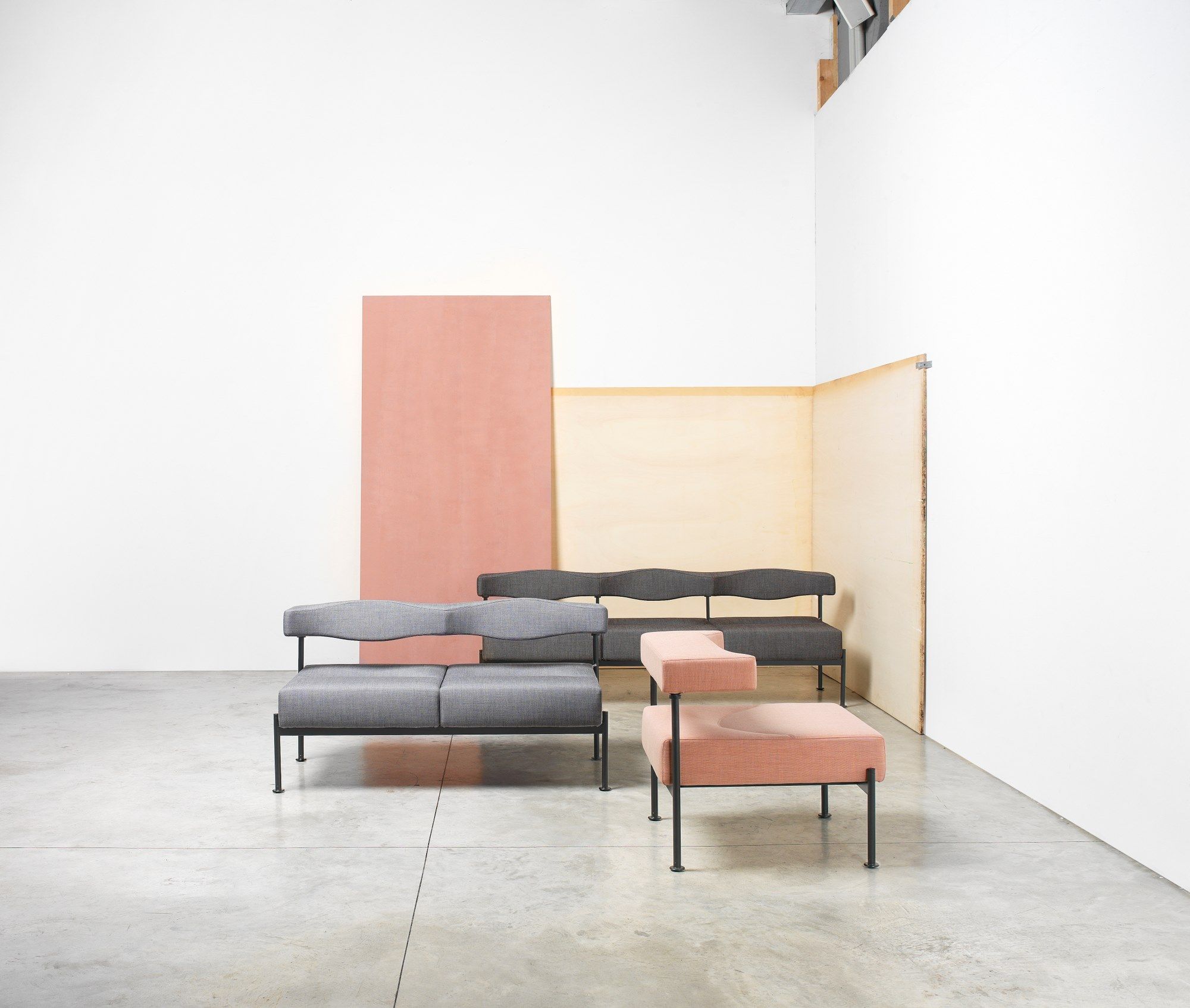 3-местный модульный тканевый диван SITIA Momo ARCH-00045214 - Вид №1