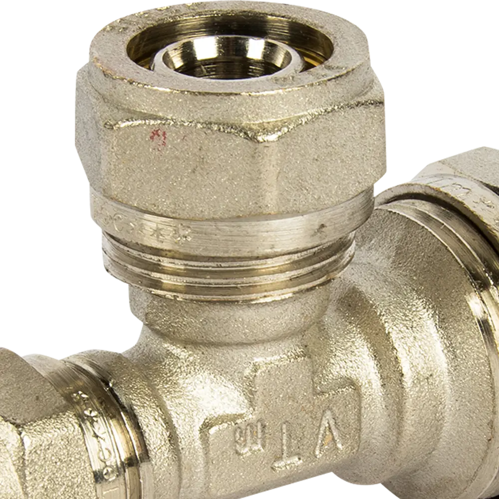 Тройник переходной Valtec 26x20x16 мм никелированная латунь VTM.331 10518049 STLM-2156264  - Вид №2