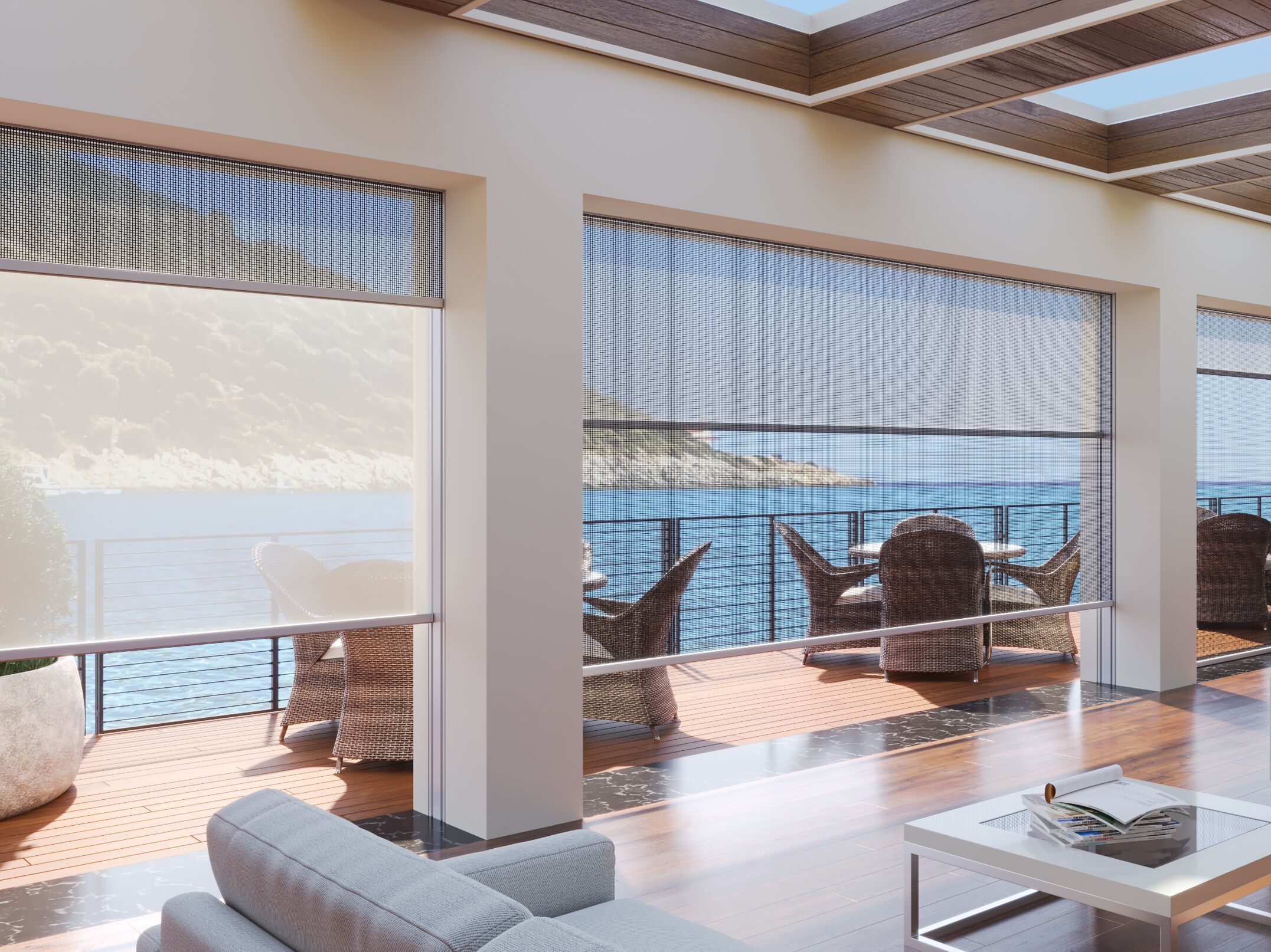 Вертикальная раздвижная москитная сетка Mv Line противомоскитные сетки-большие размеры ARCH-00096832