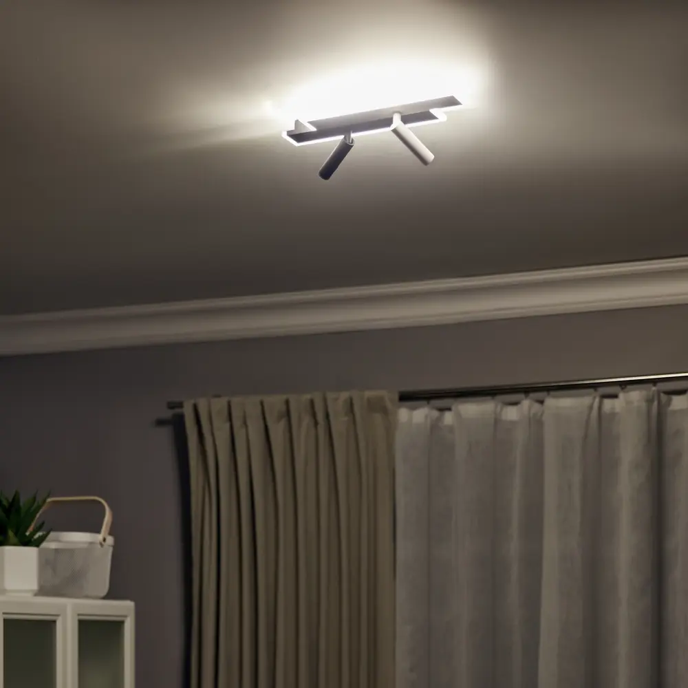 Светильник потолочный 20047SMA/01 цвет бело-черный Escada STLM-2020130 - Вид №11