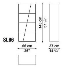 B&B Italia Открытый двусторонний книжный шкаф из Corian® Shelf sun-id-1481264 - Вид №16