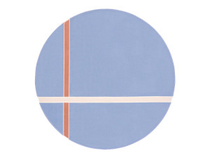 Круглый ковер ручной работы