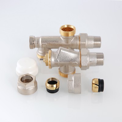 VT.225K.N.E04050 Регулирующий узел для подключения радиатора (комплект) Valtec 1/2" х 50% х 3/4 евроконус  - Вид №8