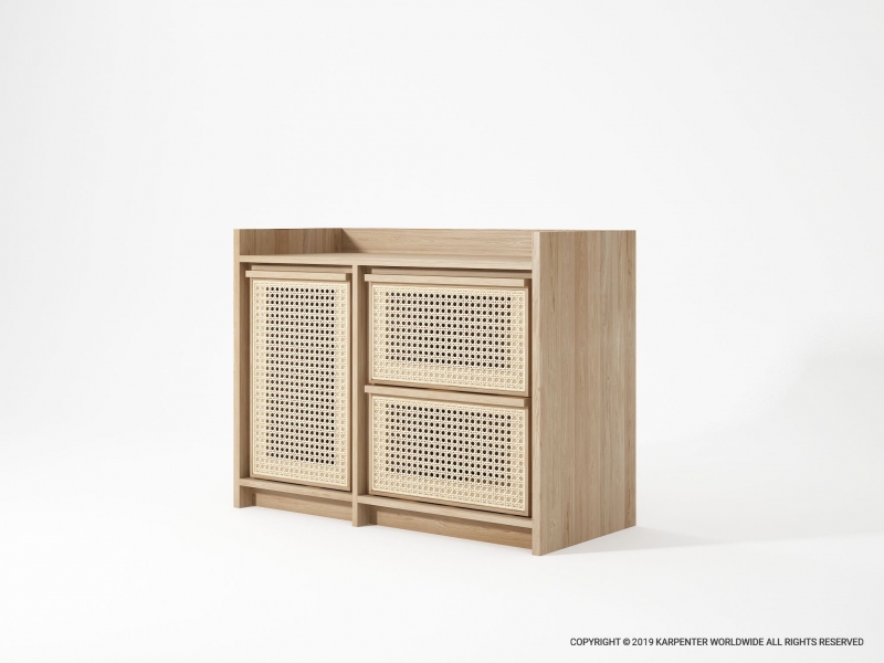 577_1173 Боковая панель с дверцей и 2 ящиками Karpenter ROOTS - Вид №1