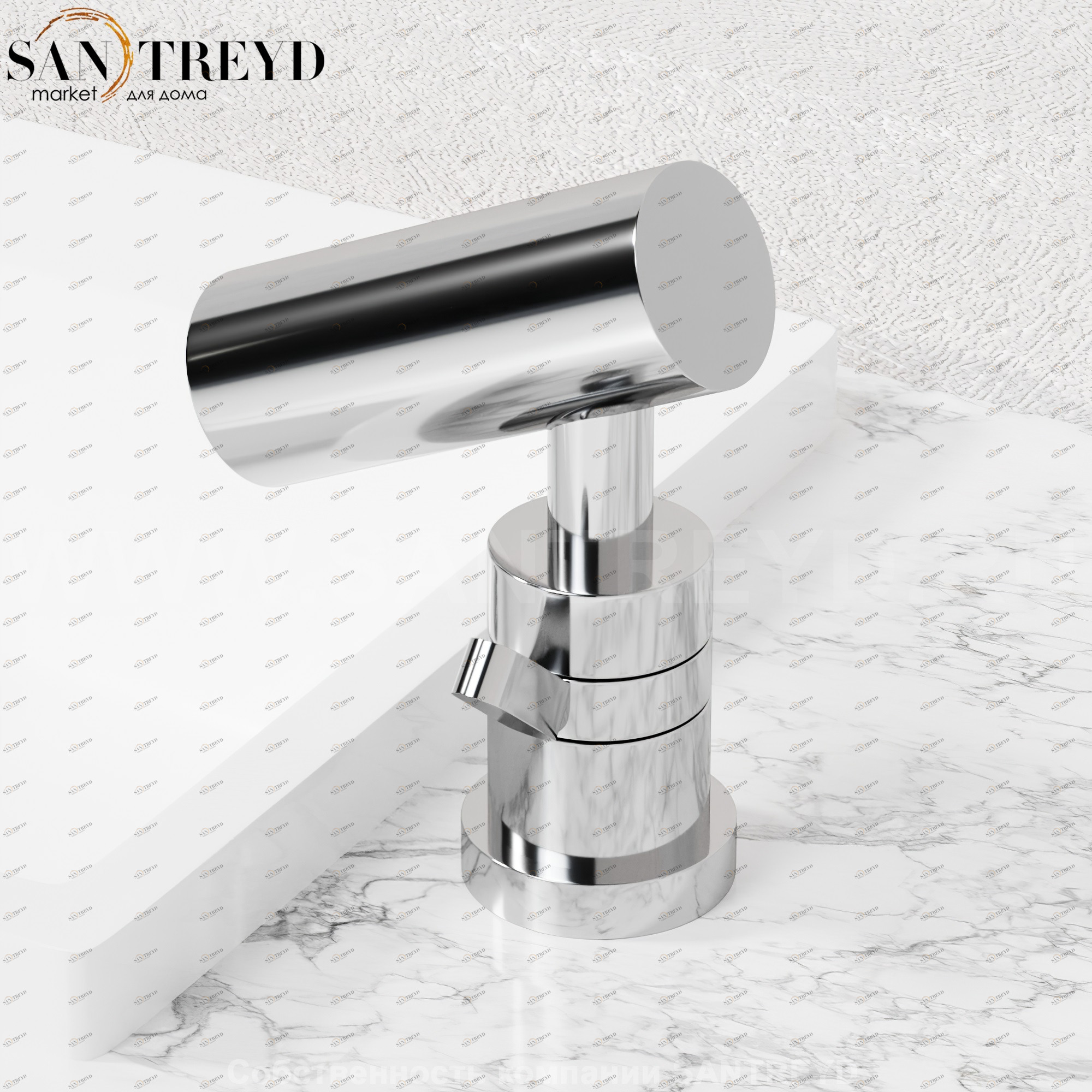 Смеситель ARUB1050S SQUARE для раковины хромированный Agape