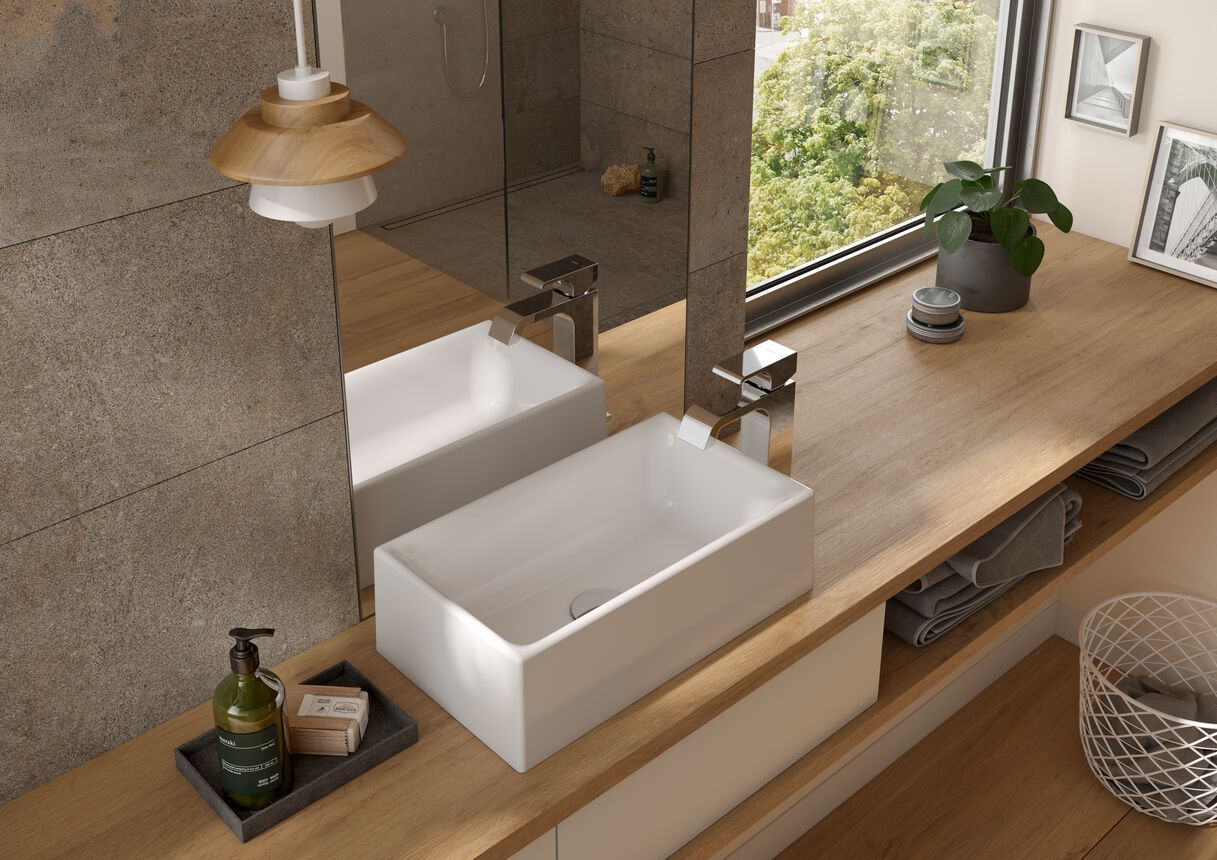 Прямоугольная керамическая столешница для мытья рук TOTO CS ARCH-00121271 - Вид №1