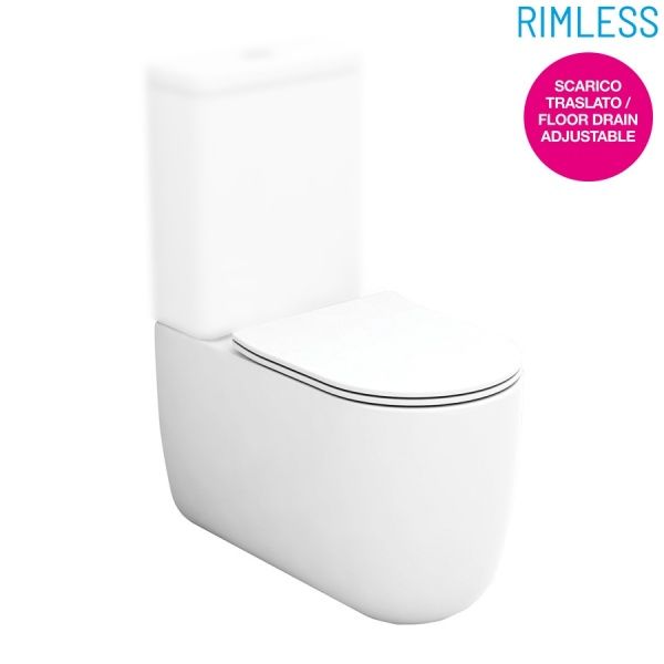 MIL130307 Компакт унитаз с бачком Коричневый Olympia Ceramica Milady Италия