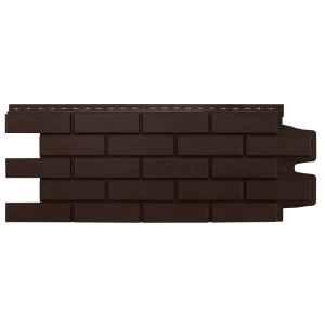 Фасадная панель Grand Line Classic Клинкерный кирпич 1105x417 мм шоколадный 89340925 STLM-2069974