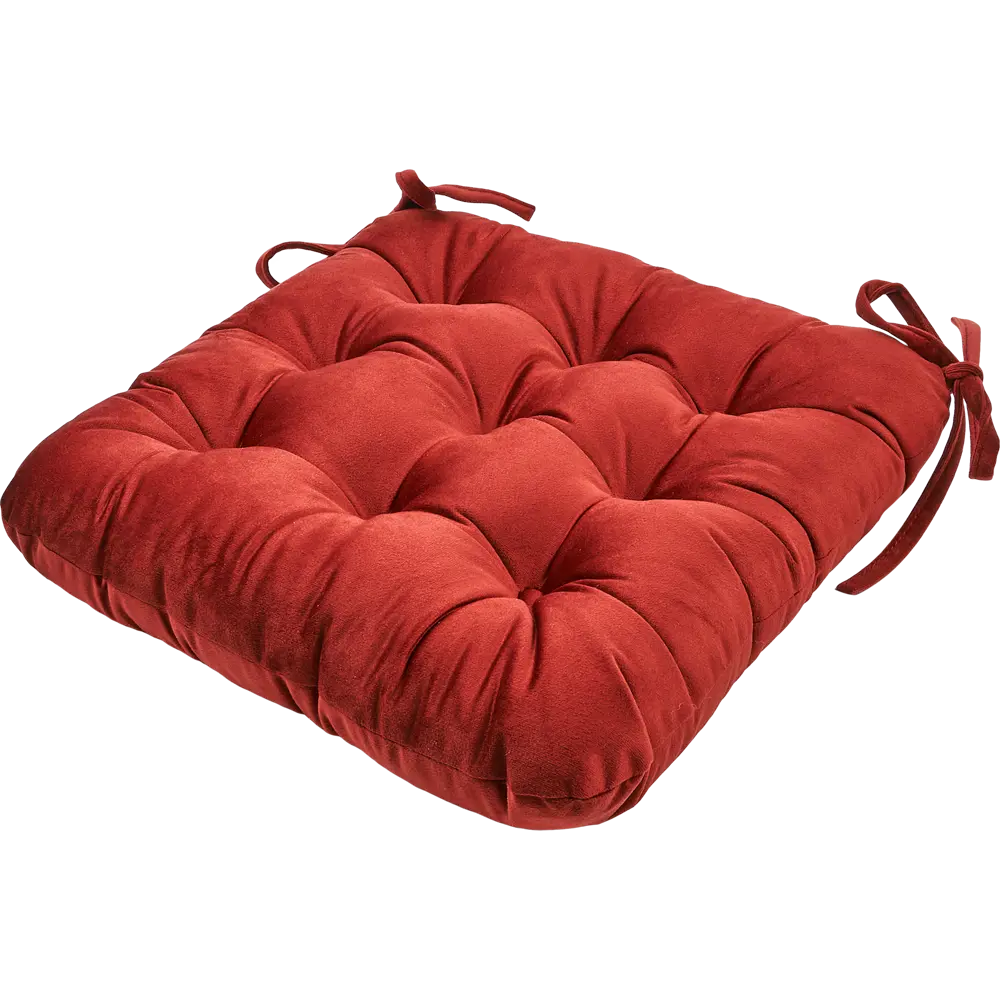 Подушка на сиденье Linen Way «Cocktail 1» 40x36 см цвет терракот 89337721 STLM-1035582 - Вид №1