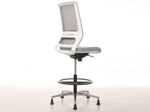 5 спиц офисный стул с подставкой для ног