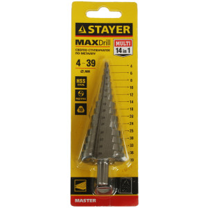 Сверло ступенчатое STAYER 29660-4-39-14 8168134
