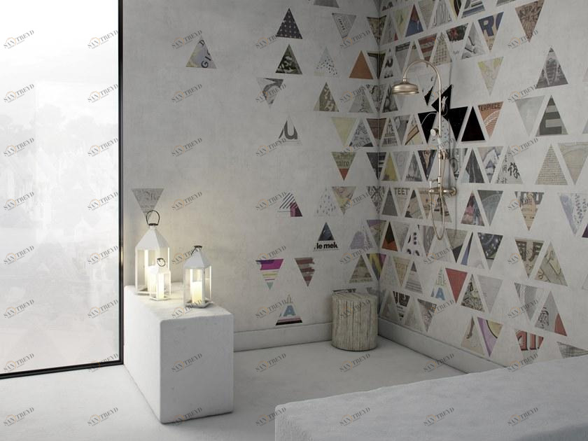 GLAMORA Геометрические обои glamfusion ™ с надписью Collection ix glamfusion™ Glf141a