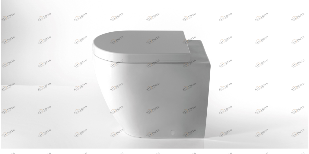 SMVAS Приставной унитаз напольный Белый Ceramica Cielo SMILE Италия