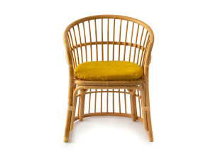 Обеденный стул из натурального тростника